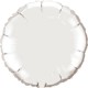 mylar rond argent 10 cm de diamètre