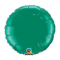 mylar rond vert emeraude 10 cm de diamètre