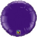 mylar rond violet 10 cm de diamètre