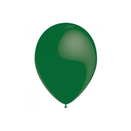 VERT FONCE ballons PERLE METAL 25 cm diamètre POCHE DE 100