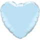 coeur bleu mylar 90 cm 