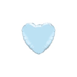 coeur bleu mylar 90 cm 