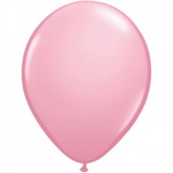 25 ballons qualatex 28 cm opaque rose