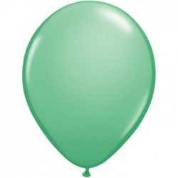 100 Ballons Wintergreen Vert Hiver 28 cm