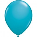 25 ballons qualatex 28 cm couleurs turquoise