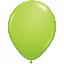 25 ballons qualatex 28 cm couleurs vert limette