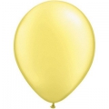 25 ballons qualatex 28 cm perlé pastel jaune
