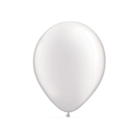 25 ballons qualatex 28 cm perlé blanc