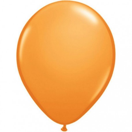 25 ballons qualatex 28 cm opaque orange