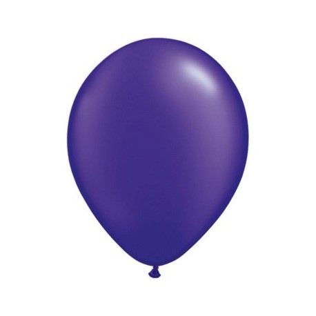 qualatex perlé violet 28 cm en poche de 25