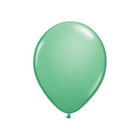 100 Ballons Wintergreen Vert Hiver 12.5 cm