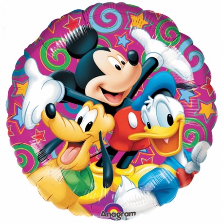 ° ballon alu mickey celebration