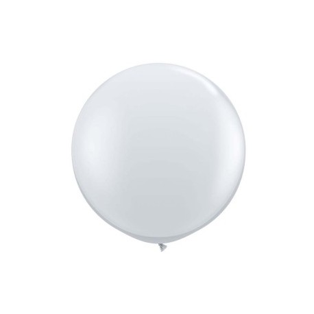 2 Ballons Diamond Clear 90 cm qualatex