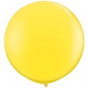 1 ballon jaune opaque 90 cm qualatex