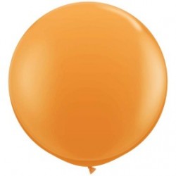 orange opaque 90 cm qualatex à l'unite