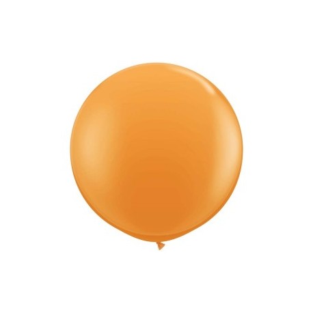 orange opaque 90 cm qualatex à l'unite