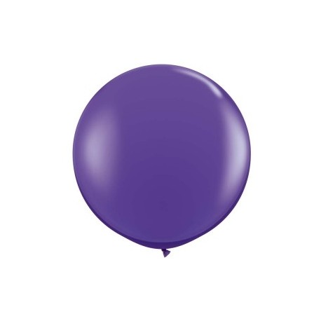 purple violet 90 cm opaque qualatex à l'unite