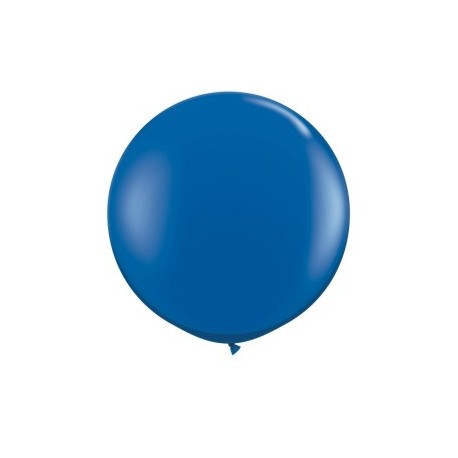 Ballons d'anniversaire bleu et blanc en latex 30 cm - Qualatex - 6 unités  par 3,75 €