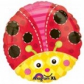 ° coccinelle smile mylar 45 cm vendu non gonflé