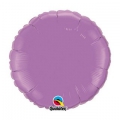 lilas rond mylar 45 cm vendu non gonflé