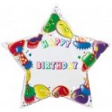 etoile happy birthday à personnaliser ballon mylar 90 cm non gonflé