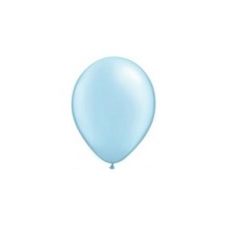 perlé light blue (bleu léger) 12.5 cm qualatex en poche de 100