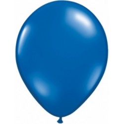 100 Ballons Sapphire Bleu cristal 12 cm