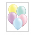 25 ballons qualatex 28 cm perlé pastel assortis
