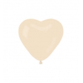100 ballons baudruche coeur ivoire 30 cm de diamètre
