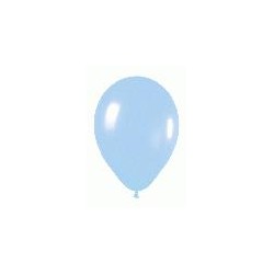 ballons baudruche bleu metallique perlé pastel 440