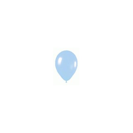 ballons baudruche bleu metallique perlé pastel 440