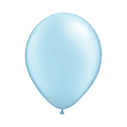 50 Ballons Pearl Light Blue 40cm