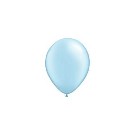 50 Ballons Pearl Light Blue 40cm