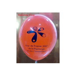 Impression 1 face 1 couleur 200 exemplaires sur Ballons 28 cm