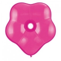 qualatex géo blossom 40 cm de diamètre framboise en poche de 5