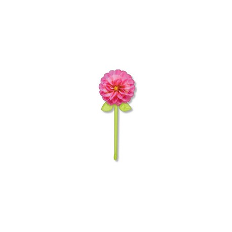 Fleur rose avec tige 99 cm*43cm