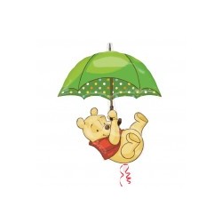 Winnie et parapluie ballon mylar