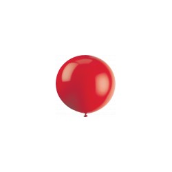 1 ballon rouge standard 180 cm