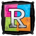 LETTRE R ballon mylar