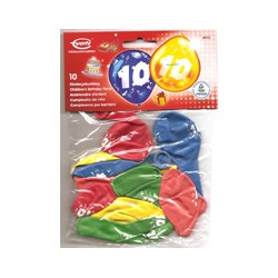 Ballons imprimés 10 tout autour