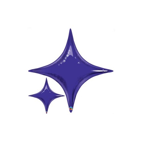 star point ballon mylar violet 100 cm