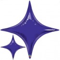 star point ballon mylar violet 100 cm