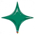 star point ballon mylar vert 50 cm