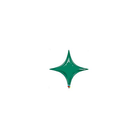 star point ballon mylar vert 50 cm