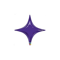 star point ballon mylar violet 50 cm