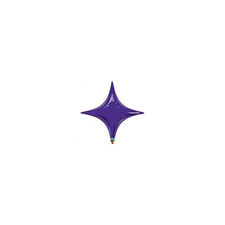 star point ballon mylar violet 50 cm