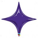 star point ballon mylar violet 50 cm