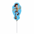 mini woody ballon mylar 23cm