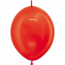 Link o loon 30 cm métal rouge