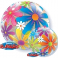 bubble ballon funky flowers 56cm
